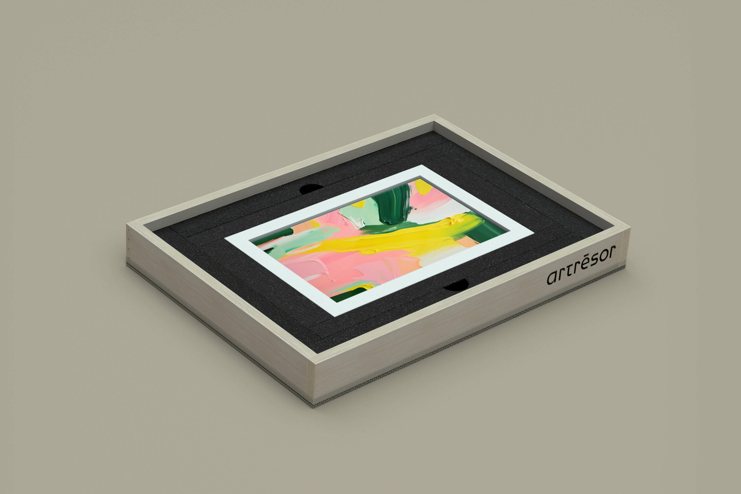 Framed artwork box